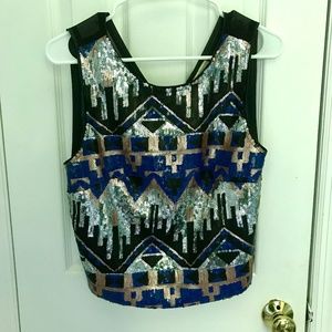 Callie Mac Sequin Tank Top